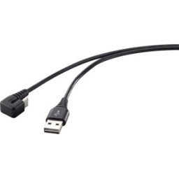 Renkforce Câble USB USB 2.0 USB-C® mâle, USB-A mâle 1.00 m noir RF-4609276