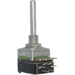 Potentiomètre rotatif 1 tour, avec interrupteur push-pull Potentiometer Service 63250-01402-5834/B5K RD1601SF-20B4-30R6-B5K mono 0.2 W 5 kΩ 1 pc(s)