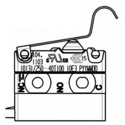 Microrupteur snap-action Marquardt 1048.6113 250 V/AC 10 A 1 x On/(On) IP67 momentané/momentané 1 pc(s)