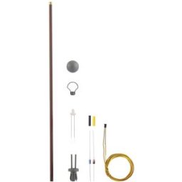 Viessmann Modelltechnik H0 Réverbère sur mât en bois simple kit 6727 1 pc(s)
