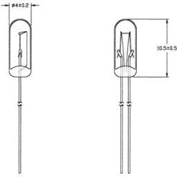 Barthelme 21616500 Ampoule spéciale clair T1 1/4 WT 16 V 50 mA 1 set