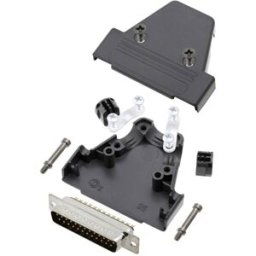 TRU COMPONENTS TCTRIP25DMPK 7708704 Kit embase SUB-D mâle 180 ° Nombre de pôles: 25 fût à souder 1 pc(s)