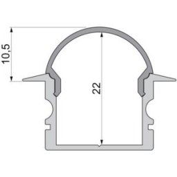 Deko Light 979651 Endkappe R-ET-02-15 Set 2 Stk, Grau Capuchon dextrémité pour profilé plastique (L x l x H) 30 x 6 x 24 mm 1 pc(s)