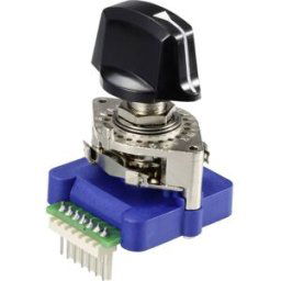 TRU COMPONENTS TC-12830252 Commutateur rotatif 5 V/DC, 25 V/AC, 50 V/AC 0.5 A 1 x 30 ° 1 pc(s)