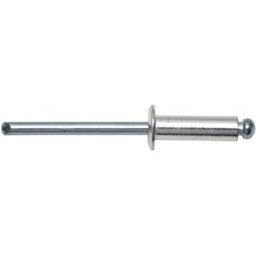 SWG 93741055 Rivet arrondi et plat (Ø x L) 4 mm x 10 mm aluminium 100 pc(s)