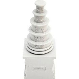TRU COMPONENTS ELT M1 Passe-câbles fendu Ø max. des bornes 12 mm Elastomère gris 1 pc(s)