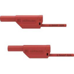 Schützinger VSFK 8700 / 2.5 / 50 / RT Cordon de mesure de sécurité mâle 4 mm mâle 4 mm 50.00 cm rouge 1 pc(s)