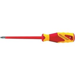 Gedore VDE 2163 K 3 Clé coudée pour vis à 6 pans creux Taille (métrique): 3 mm Longueur de la lame: 75 mm