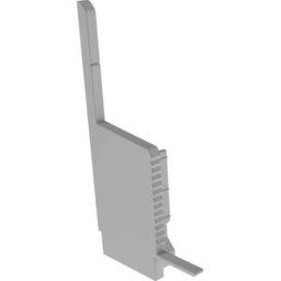 Deko Light 979211 Endkappe H-EL-03-10 Set 2 Stk, Grau Capuchon dextrémité pour profilé plastique (L x l) 50 mm x 27.6 mm 1 pc(s)