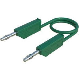 SKS Hirschmann CO MLN SIL 150/1 Cordon de mesure Banane mâle 4 mm Banane mâle 4 mm 1.50 m vert 1 pc(s)