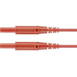 Schützinger MSFK A301 / 0.5 / 100 / RT Cordon de mesure mâle 2 mm mâle 2 mm rouge 1 pc(s)