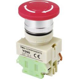 TRU COMPONENTS Y090 Arrêt durgence 5 A 1 NF (R) IP40 1 pc(s)