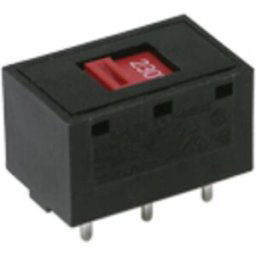 C & K Switches V80102MS02QE Interrupteur à glissière 125 V 10 A 2 x On/Off 1 pc(s) Bulk