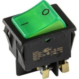 interBär 3636-250.22 Interrupteur à bascule 3636-250.22 250 V/AC 16 A 2 x Off/On à accrochage 1 pc(s)