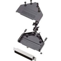 Kit embase SUB-D mâle Nombre de pôles: 37 encitech DTPK-P-37-DMP-K 6355-0033-04 180 ° fût à souder 1 set