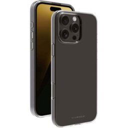 Vivanco SUPER SLIM Coque arrière Apple iPhone 16 Pro Max transparent chargement par induction, étanche au sable, étanche aux projections deau, étanche à la
