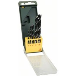 Bosch Accessories 2607019440 Jeu de forets pour le bois 5 pièces 4 mm, 5 mm, 6 mm, 8 mm, 10 mm tige cylindrique 1 set