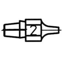 Weller DX 112 Buse daspiration Taille de la panne 1 mm Longueur de la panne 23 mm Contenu 1 pc(s)