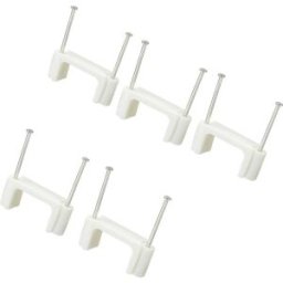 Cavalier Plage de Ø du faisceau: 24 mm (max) TRU COMPONENTS TC-DNF24203 1593095 blanc 100 pc(s)