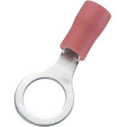 TRU COMPONENTS 746762 Cosse à oeillet Section max.=1.50 mm² Ø du trou=8.4 mm partiellement isolé rouge 100 pc(s)