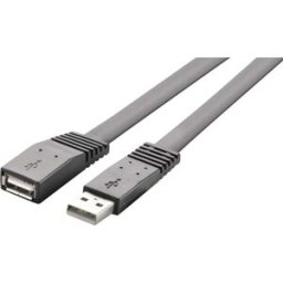 Renkforce Câble USB USB 2.0 USB-A mâle, USB-A femelle 2.00 m noir très flexible RF-4096134