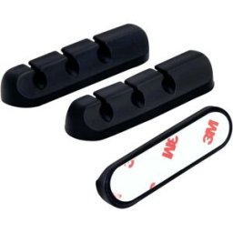 TRU COMPONENTS T24CA080 Support de câble autocollant TC-12888592 Plage de Ø du faisceau 6 mm (max) noir 3 pc(s)