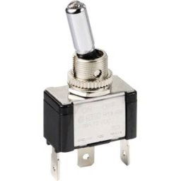 TRU COMPONENTS TC-11193848 Interrupteur à levier 12 V/DC 20 A 1 x Off/On à accrochage 1 pc(s)