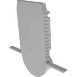 Deko Light 979701 Endkappe R-ET-03-10 Set 2 Stk, Grau Capuchon dextrémité pour profilé plastique (L x l) 37.5 mm x 25.5 mm 1 pc(s)
