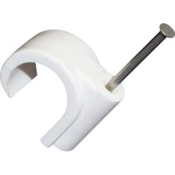 TRU COMPONENTS Cavalier TC-10354936 Plage de Ø du faisceau 10 mm (max) blanc 100 pc(s)