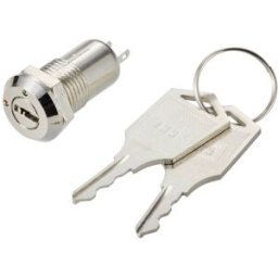 TRU COMPONENTS 754102 S1091 B Commutateur à clé 30 V 1 A 1 x Off/On 1 x 90 ° 1 pc(s)