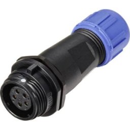 Connecteur de câble femelle, droit In Line 5 pôles 5 A 180 V/AC IP68 Weipu SP1311 / S 5 I