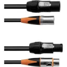EuroLite Hybrid DMX Câble de liaison [1x XLR femelle 3 pôles - 1x XLR femelle 3 pôles] 1.5 m