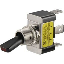 Interrupteur à levier pour lautomobile TRU COMPONENTS TC-R13-423L GELB 1587694 12 V/DC 30 A 1 x Off/On à accrochage 1 pc(s)