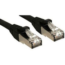 LINDY 45603 RJ45 Câble réseau, câble patch CAT 6 S/FTP 2.00 m noir avec cliquet dencastrement 1 pc(s)