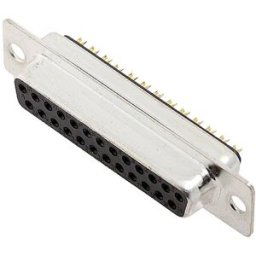 encitech DM25-SS 2101-0200-13 Embase SUB-D femelle 180 ° Nombre de pôles: 25 fût à souder 1 pc(s) Tray