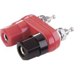 Borne de polarité Ø stylo (détails): 4 mm TRU COMPONENTS TC-R1-19B-2P Red/Black/Black 1587902 noir, rouge 10 A 1 pc(s)