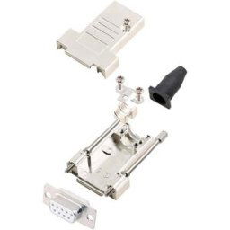 encitech DTSL09-LJSRG-T-DBS-W-K 6355-8040-11 Kit embase SUB-D femelle 180 ° Nombre de pôles: 9 fût à souder 1 pc(s)