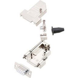 encitech DTSL09-LJSRG-S-DMS-W-K 6355-8042-31 Kit embase SUB-D femelle 45 ° Nombre de pôles: 9 fût à souder 1 pc(s)