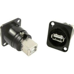 Adaptateur USB 2.0 type A femelle vers USB 2.0 type B femelle Cliff CP30114 1 pc(s)