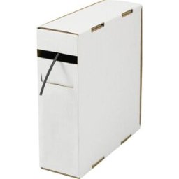 TRU COMPONENTS 1572140 Gaine thermorétractable sans colle noir 5 mm 2.50 mm Taux de retreint:2:1 10 m