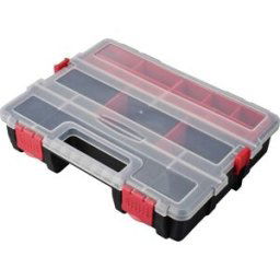 TOOLCRAFT Boîte de rangement (L x l x H) 285 x 225 x 60 mm Nombre de compartiments: 21 séparations variables Contenu 1 pc(s)