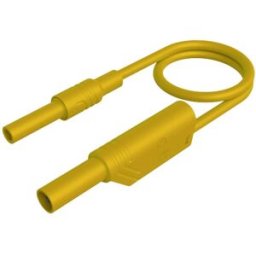 SKS Hirschmann MAL S WS-B 100/2,5 ge Cordon de mesure de sécurité prise de sécurité 4 mm prise de sécurité 4 mm, empilable 100 cm jaune 1 pc(s)