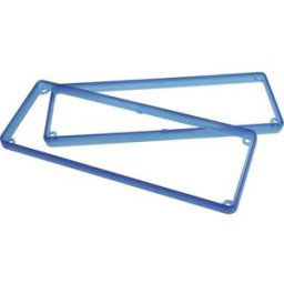 Hammond Electronics 1455UBTBU Cache ABS bleu (transparent) (L x l x H) 196 x 71 x 11.60 mm 2 pc(s)
