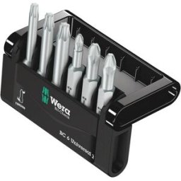 Wera Bit-Check 6 V Universal 1 05056478001 Jeu dembouts 6 pièces carré intérieur (Robertson) zone de torsion