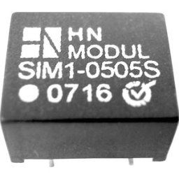 Convertisseur CC/CC pour circuits imprimés HN Power SIM1-1224S-DIL8 Nbr. de sorties: 1 x 12 V/DC 24 V/DC 50 mA 1 W 1 pc(s)