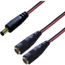 BKL Electronic 075920 Répartiteur DC DC mâle - raccord DC 5.5 mm 2.1 mm 0.30 m 1 pc(s) Single