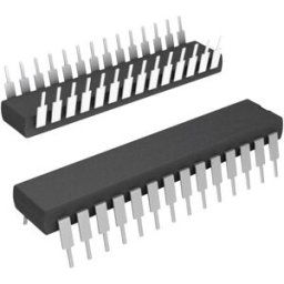 Microcontrôleur embarqué Microchip Technology PIC18F2455-I/SP SPDIP-28 8-Bit 48 MHz Nombre I/O 24 1 pc(s)