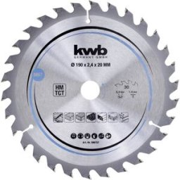 kwb 586757 Lame de scie circulaire au carbure 190 x 20 mm 1 pc(s)