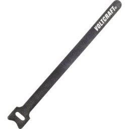 VOLTCRAFT Klett Kabelbinder 420mm Serre-câble auto-agrippant 420 mm (L x l) 420 mm x 12 mm gris foncé