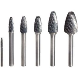 KS Tools 5153261 Fraise sur tige Carbure de tungstène Longueur 38.5 mm Dimension produit, Ø 3 mm